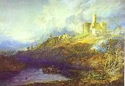J.M.W. Turner Warkworth Castle Northumberland Thunder Storm Approaching at Sun-Set. Sweden oil painting reproduction